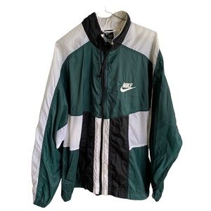 Vintage Men’s Nike Windbreaker Track Jacket Foot Locker Color Block Size Large
